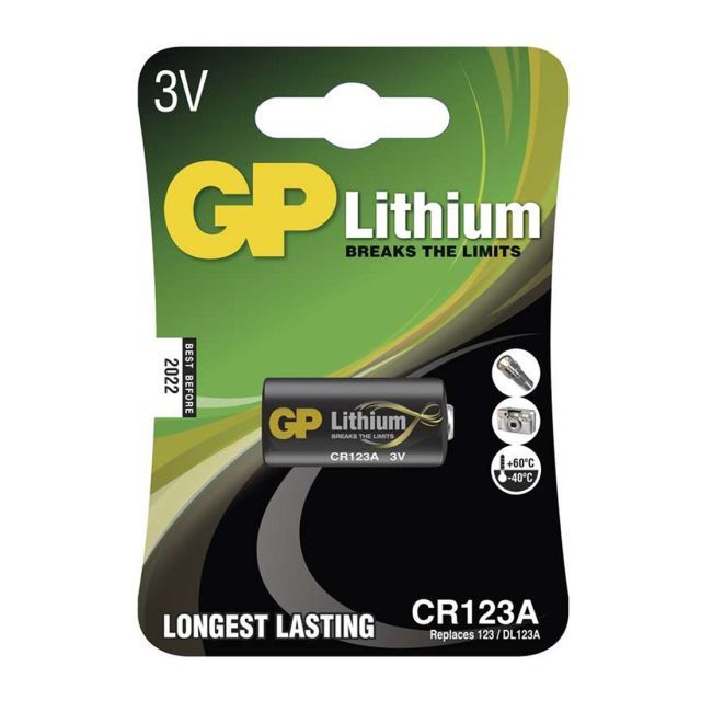 Lithium battery CR123A • GP