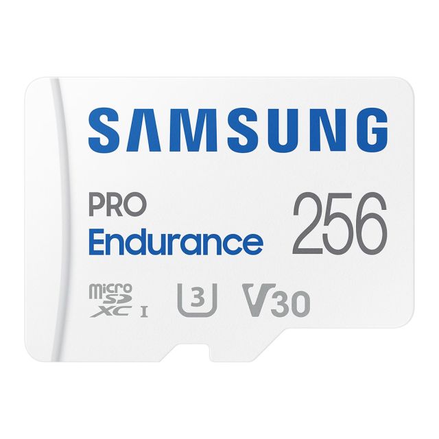 Samsung PRO Endurance microSDHC card 256GB • Samsung