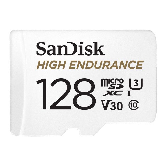 SanDisk High Endurance microSDHC card 128GB • SanDisk