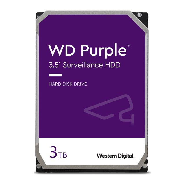 WD Purple Surveillance HDD 3TB • Western Digital