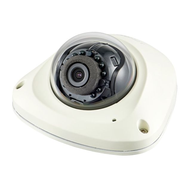 2 MP network onboard IR flat dome camera